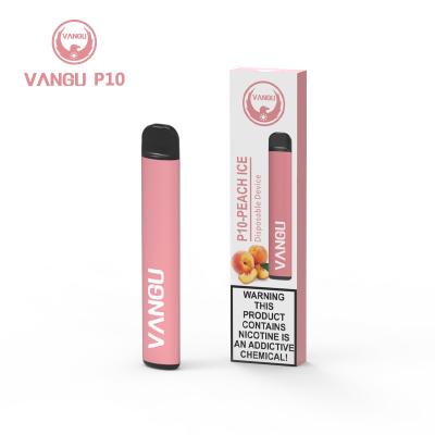 Cina Penna eliminabile di Vape del nicotina del ghiaccio 350mAh Mini Electronic Cigarette 2.0ml della pesca in vendita