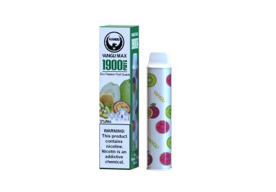 Cina Dispositivo eliminabile 950mah del soffio di Kiwi Flavor Electronic Vapour Cigarette 1900 in vendita