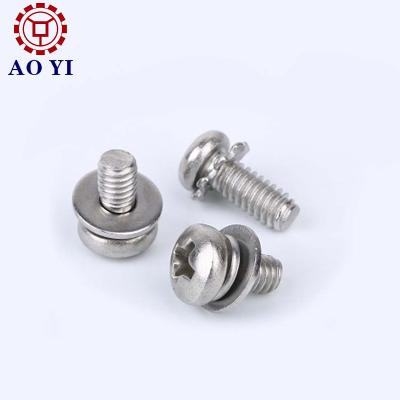 China China Factory Customized Round Pan Head Combined Hexagon Head Self-Drilling Slotted Screws With High Quality Screws And Round Washers for sale