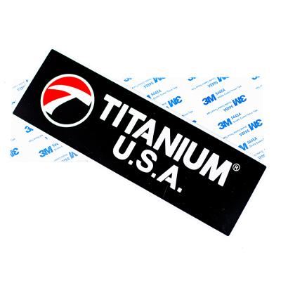 China Waterproof PVC Thickened Foam Rubber Identification Sticker Nameplate 3M for sale