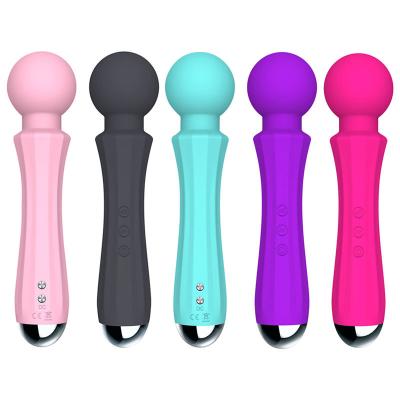 China 8 Speeds + High Quality Powerful Magnetic Suction 20 Vibrator G Spot Clit Stimulation Filling Magic Wand 8 Speeds 20 Vibration Massager Women for sale