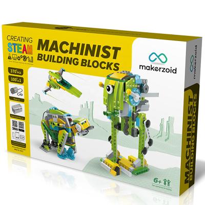 China Building Toy Makerzoid STEM Machinist Building Block Sets For Children 6+ Years Old, Children's Day Kid Toy for sale