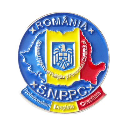 China Europe Romania Promotional High Quality Custom Pins And Soft Enamel Pin Badge Manufacturer for sale