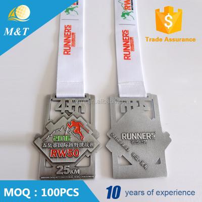 China 2018 Europe metal marathon medals custom hollowed-out medal for sale