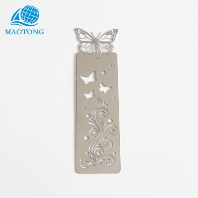 China China Simple Promotional Gift Hollow Out Butterfly Bookmarks Metal Animal Bookmark Customize for sale