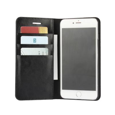 China iPhone 8 Case, Genuine Leather Wallet Case Folio Flip Cover for iPhone 5/6/7/8/X/XS/XS MAX/XR for sale