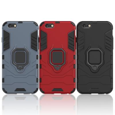 China Armor Shockproof Case For iPhone 6, 6s Finger Ring Holder Phone Cover Coque for sale