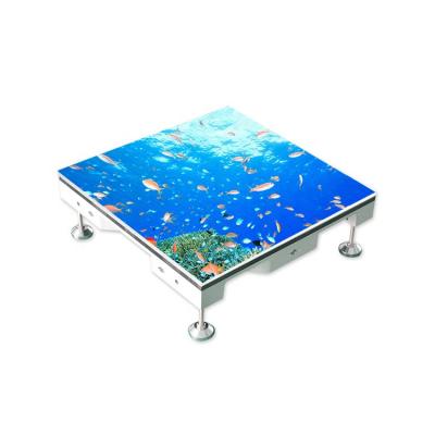 China Outdoor Media Show Smart Indoor Led Interactive Screen Dance Floor Night DJ Disco Club Stage P3.91 Floor Screen for sale