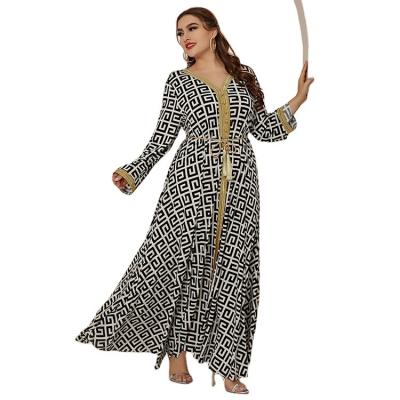 China Affordable Price Exquisite Kaftan Long Sleeve Maxi Dresses Women Muslim Long Sleeve for sale