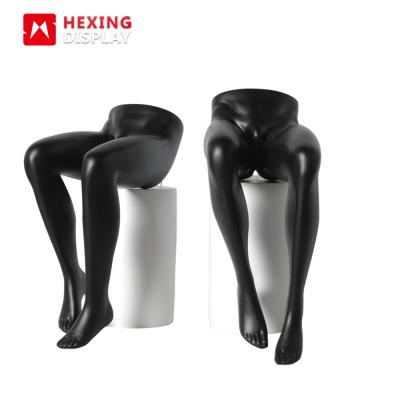 China Plus Size Sitting Lower Body Black Female Leg Pants Mannequin for sale