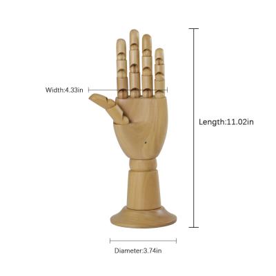 China Inflatable Wooden Hand Mannequin Adjustable Wooden Clothes or Stand Skin Over 10 Years Inflatable Window Display Manufacturer or Optional for sale