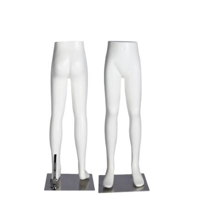 China Plus size 2021 factory price new fashion fiberglass body display pants mannequins child lower half torso for sale