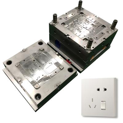 China Electrical Injection Mold Product Customized Housing For Injection Mold Single Switch Panel Shell Mold for sale