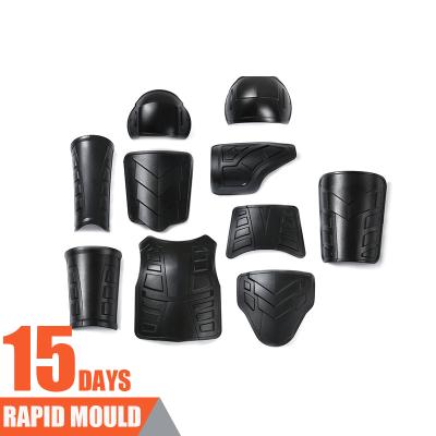 China Custom Black Flame Retardant Plastic Hard Armor Suit Auto Parts Factory Part Factory Part Mold Automotive Manufacture for sale