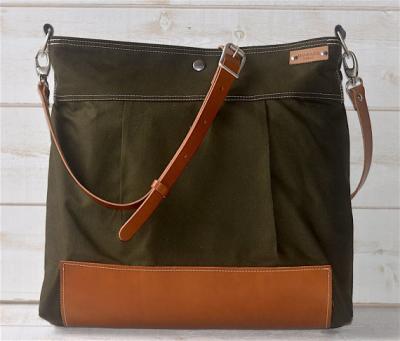 China BEST SELLER Diaper bag,Messenger bag Green Stockholm with Leather strap,Ikabags for sale