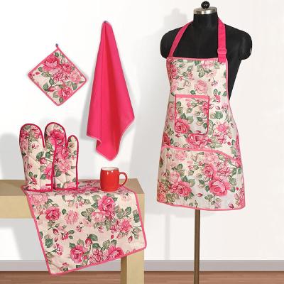 China Cooking Kitchen Aprons for Chef Glove and Potholder Set,Mama's Kitchen for sale