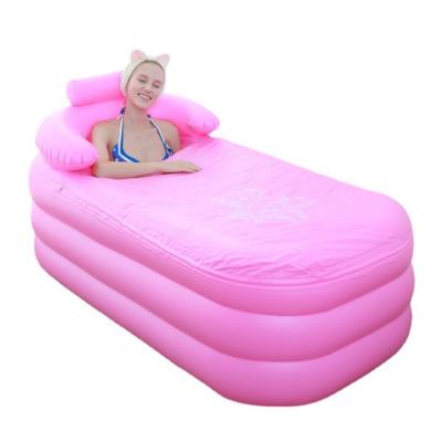 China New Arrival Viable Portable Massage Bathtub Inflatable Outdoor Hot Tub Spa Bathtub for sale