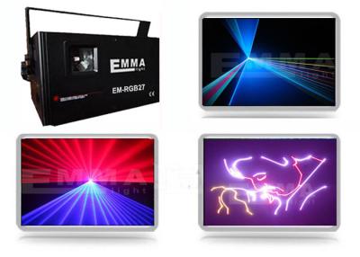 China 4000RGB 4 Watt Full Colour RGB ILDA SD Laser Light Show Projector for sale