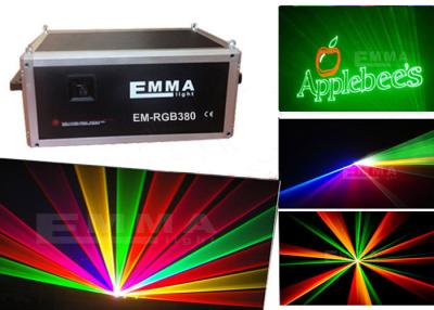 China 8W RGB Full Color ILDA DMX512 Club DJ Party Amimation Laser light show projector for sale