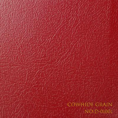 China PVC Coated Art Wrapping Paper Tear Resistant With Cowhide Grain for sale