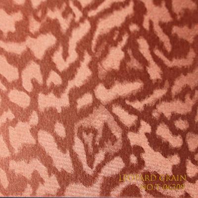 China Wear Resistance Metallic Gift Wrap Paper With Leopard Grain for sale