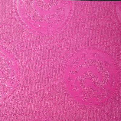 China Leather Bookbinding Paper waterproof paper with Pink lantern pattern for sale