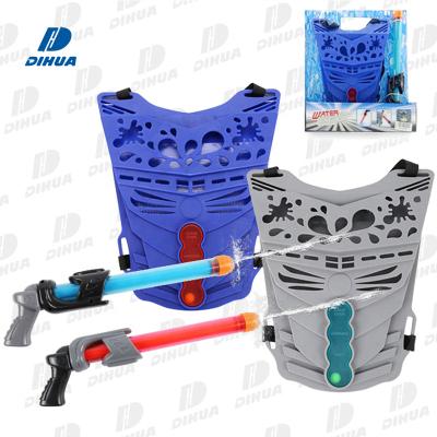 China Other Water Battle Game Fight Battle Squirt Sandblaster Shooter Super Soaker Water Gun With Vest Summer Outdoor Interactive Game for sale