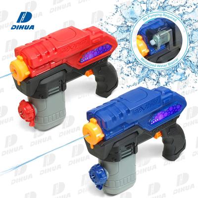 China Automatic Continuous Injection Kids Electric Water Gun, Battery Operated Automatic Fighting Toy Squirt Gun with Cool LED Lights, 300ml Long Range Water Gun for sale