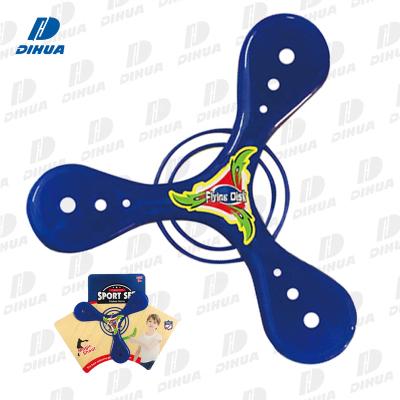 China Toy Durable Plastic Boomerang Kids Exercise Training Sport Petal Flying Disc Toy Children Summer Outdoor Toy Three Sports for sale