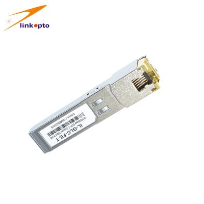 中国 100M伝達銅-媒体のコンバーターのためのT 100base RJ45 SFPモジュールRJ45のコネクター 販売のため