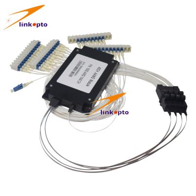 Cina La perdita di inserzione bassa 3.5db per il 48CH gaussiano AAWG Dwdm Multiplexe 100GHZ ha personalizzato in vendita