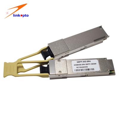 China Transmisor-receptor óptico de la fibra del conector de 100M@OM3 850nm MPO del SENIOR de QSFP+ 40G en venta