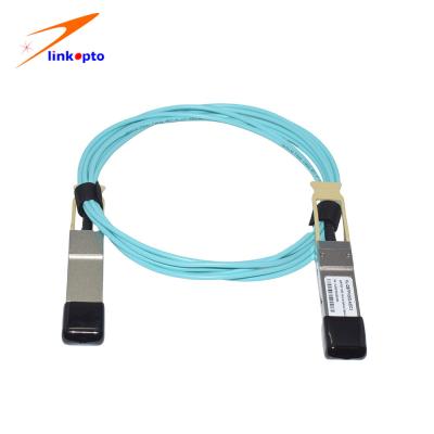 中国 QSFP28 100G OM3 15m AOCの活動的な光ケーブルへのQSFP28 販売のため