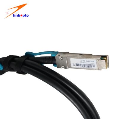 中国 銅QSFP28 100G PCU3Mの直接付加繊維ケーブル 販売のため