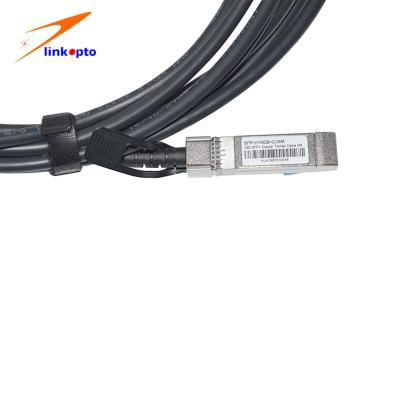 中国 10G SFP+ DAC Linkopto 5Mの直接付加繊維ケーブル 販売のため