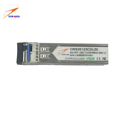 Cina Modulo di T1310/R1550 20KM LC 1.25G Gigabit Ethernet SFP in vendita