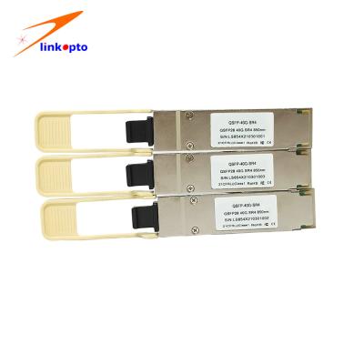 China Transceptor do módulo 40G QSFP+ do transceptor da fibra ótica de QSFP28 40G SR4 850nm à venda