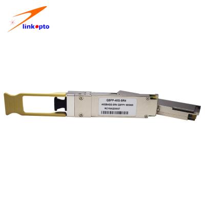 중국 40G QSFP+ SR4 100M OM3 850nm MPO 연결기 QSFP 광 전송부 판매용