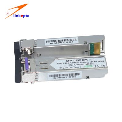 China SFP-Modul-Monomode- Epon Sfp Ethernet 1.25G 80KM Bidi Modul zu verkaufen