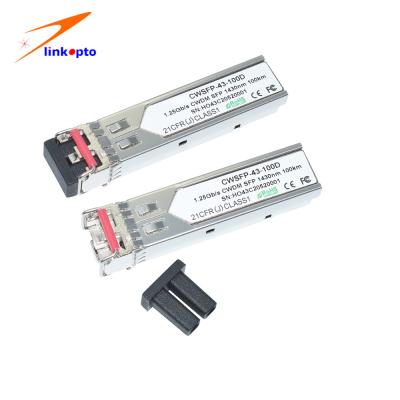 Cina modo Mini Gbic Optical Module del ricetrasmettitore CWDM della fibra di 1.25G SFP singolo in vendita