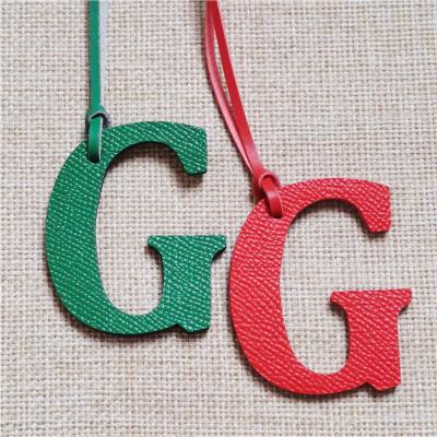 China Bag Charm Fashion Leather Letter Bag English Alphabet Lady Bag Charm With Key Chain Pendant Accessories for sale