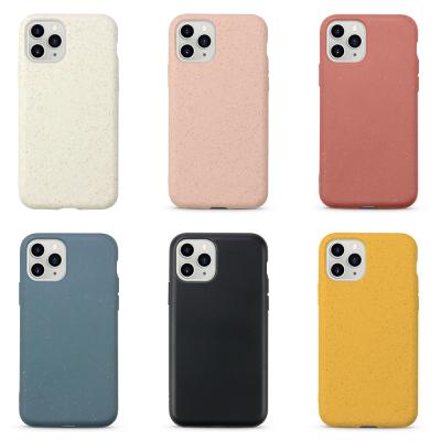 China 100% Pla Bio Eco Friendly Recycled Eco Friendly Mobile Degradable Mobile Phone Case For iphone 12 mini pro max for sale