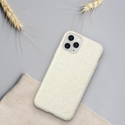 China Eco Friendly Colorful Biodegradable Phone Case For Iphone 11 11 Pro Max Wheat Straw Tpu Silicone Shell Eco-Friendly X XS XR Case for sale