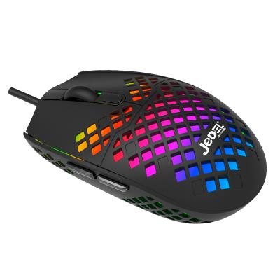 China Jedel GM1150 6D Gaming Gaming Mouse Wired Backlit Ergonomic Mice Programmable Gaming Mouses with Backlight Modes up to 6400 DPI for Windo for sale