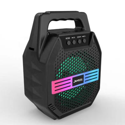 China Wireless 380# Speaker With Mini LED Light Portable Trolley Light FM Home Use Top Selling Speakers for sale