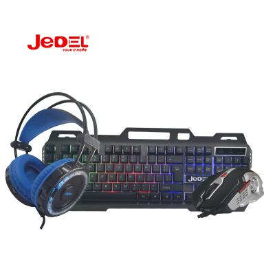 China Cheap rgb numeric keypad mouse and keyboard high quality keyboard&mouse set low price 4 in1 gaming desktop gaming mouse combo headset for sale