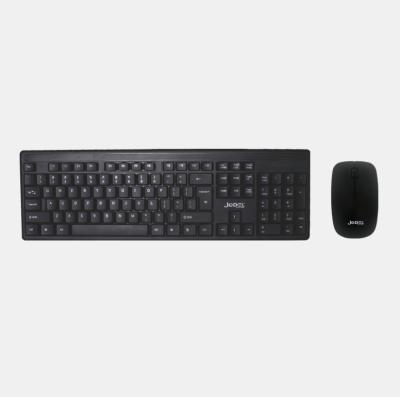 China Anti-ghosting Jedel Wireless Keyboard and Mouse Combo Computer Accessorize Keyboard Set Sets 2.4G Ultra-thin Smooth Design for Windows PC OEM for sale