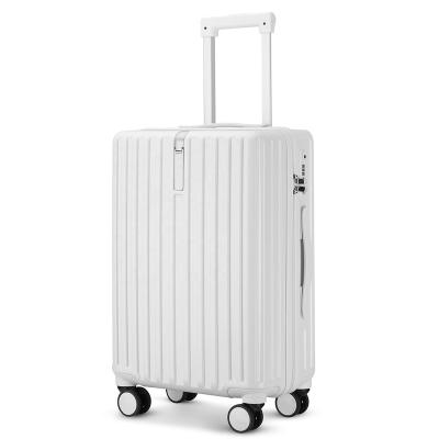 China Popular Fashion ABS PC Suitcases Moving Bags Carry-on 3 Pieces Trolley Travel Set Luggage for sale