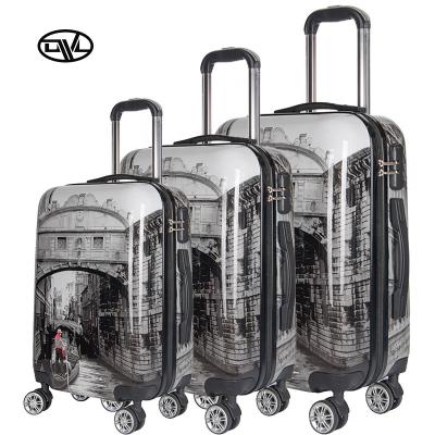 China China Supplier ABS+PC Suitcase Women And Men Luggage Suitcase 4 Wheels Luggage Moving Bags for sale