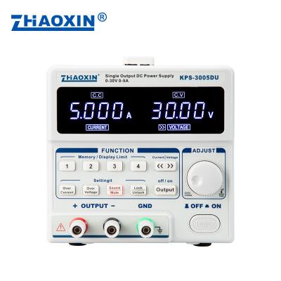 China Industrial Equipment ZHAOXIN KPS-3005DU Programmable Laboratory Changing Power Supply for sale